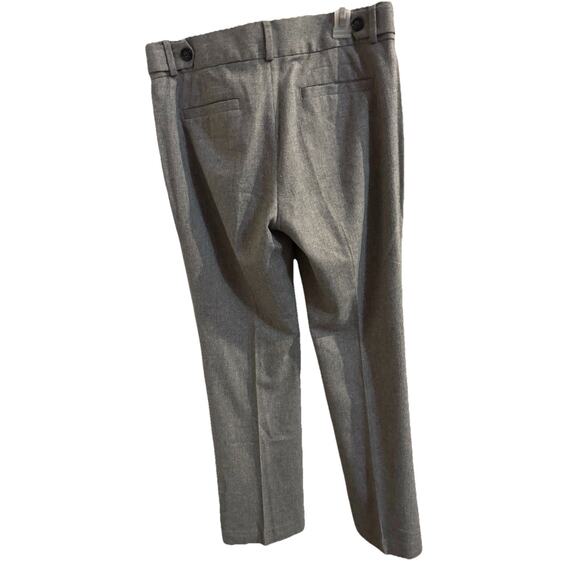 Banana Republic Women’s Dress Pants Sz 10 Gray Martin Fit Stretch Wool Lined - Picture 3 of 5